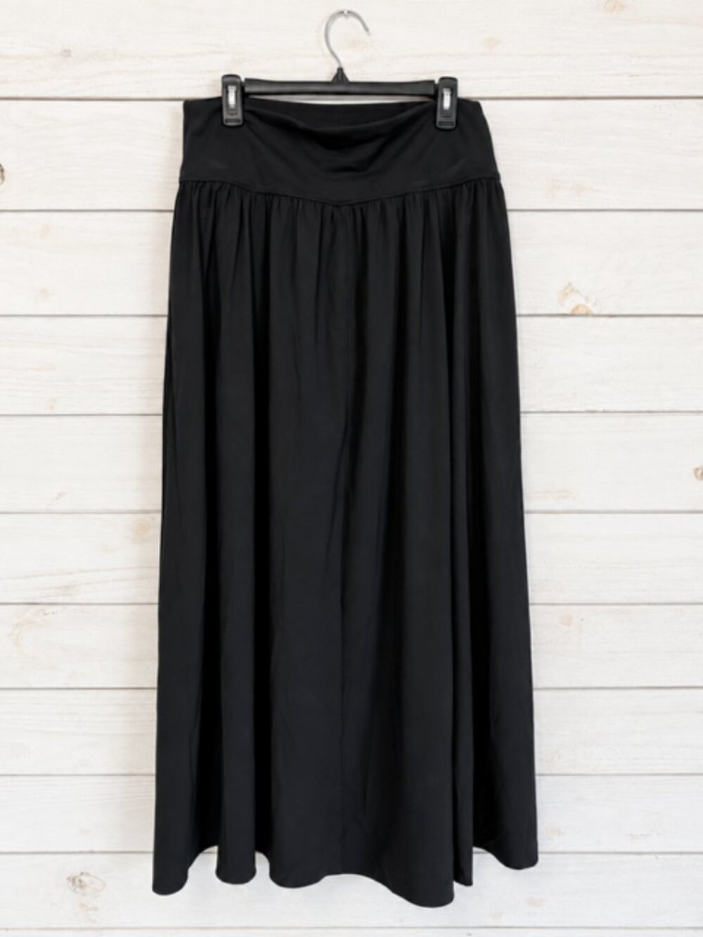 NWT Halara Breezeful Black Split 2-in-1 Maxi Skirt Size L